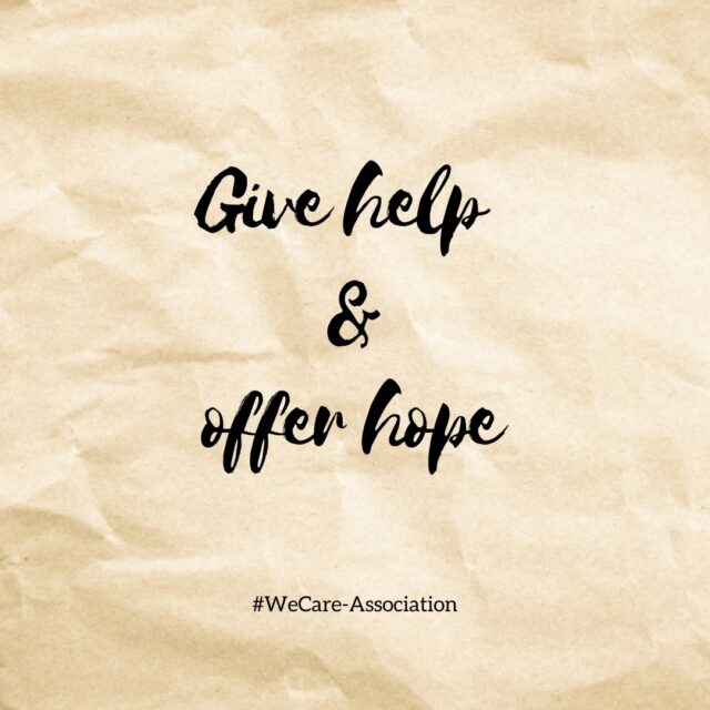 This Giving Tuesday, join hands with WeCare-Association to give help and offer hope to those in need. 💙 Whether it's donating through our website or PayPal (hello@wecare-association.com), spreading the word, volunteering, or simply showing your support by liking and tagging us, every action counts. Together, let's make a difference! #GiveHelpOfferHope #GivingTuesday #SupportWeCare #Volunteer #DonateNow #SpreadTheWord