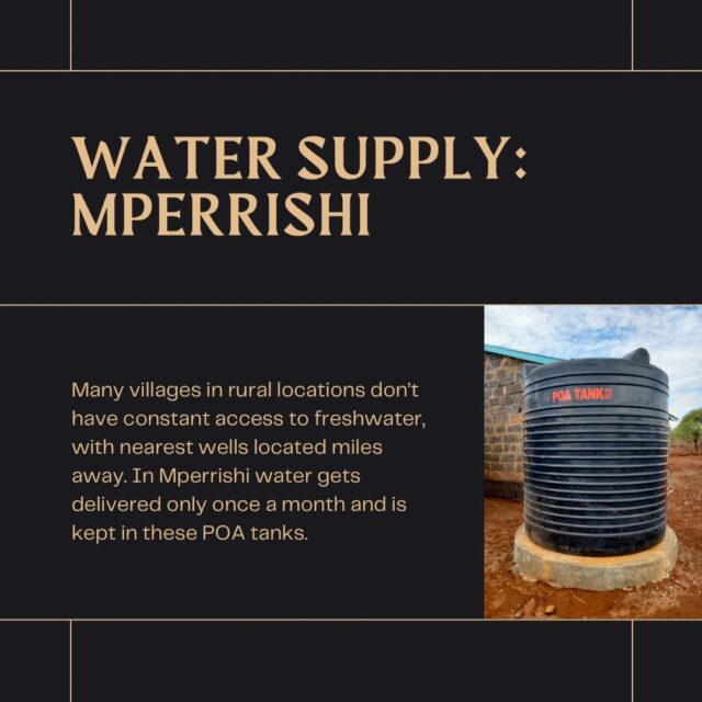 Many villages in rural locations don’t have constant access to freshwater, with nearest wells located miles away. In Mperrishi water gets delivered only once a month and is kept in these POA Tanks, 5.000 litres of water each, a total of 20.000 litres every month.​​​​​​​​
​​​​​​​​
These tanks also require maintenance. WeCare-Association helped to repair the Tanks in Mperrishi in 2023, so that the people continued having access to uncontaminated water.​​​​​​​​
​​​​​​​​
#cleanwater #safewater #waterisahumanright